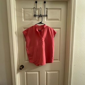 FIGS DESERT ROSE RAFAELA SCRUB TOP